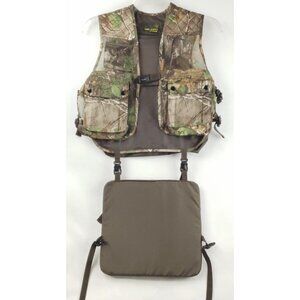 Game Winner Hunting Vest with Padded Seat Mens One Size Polyester Camouflage